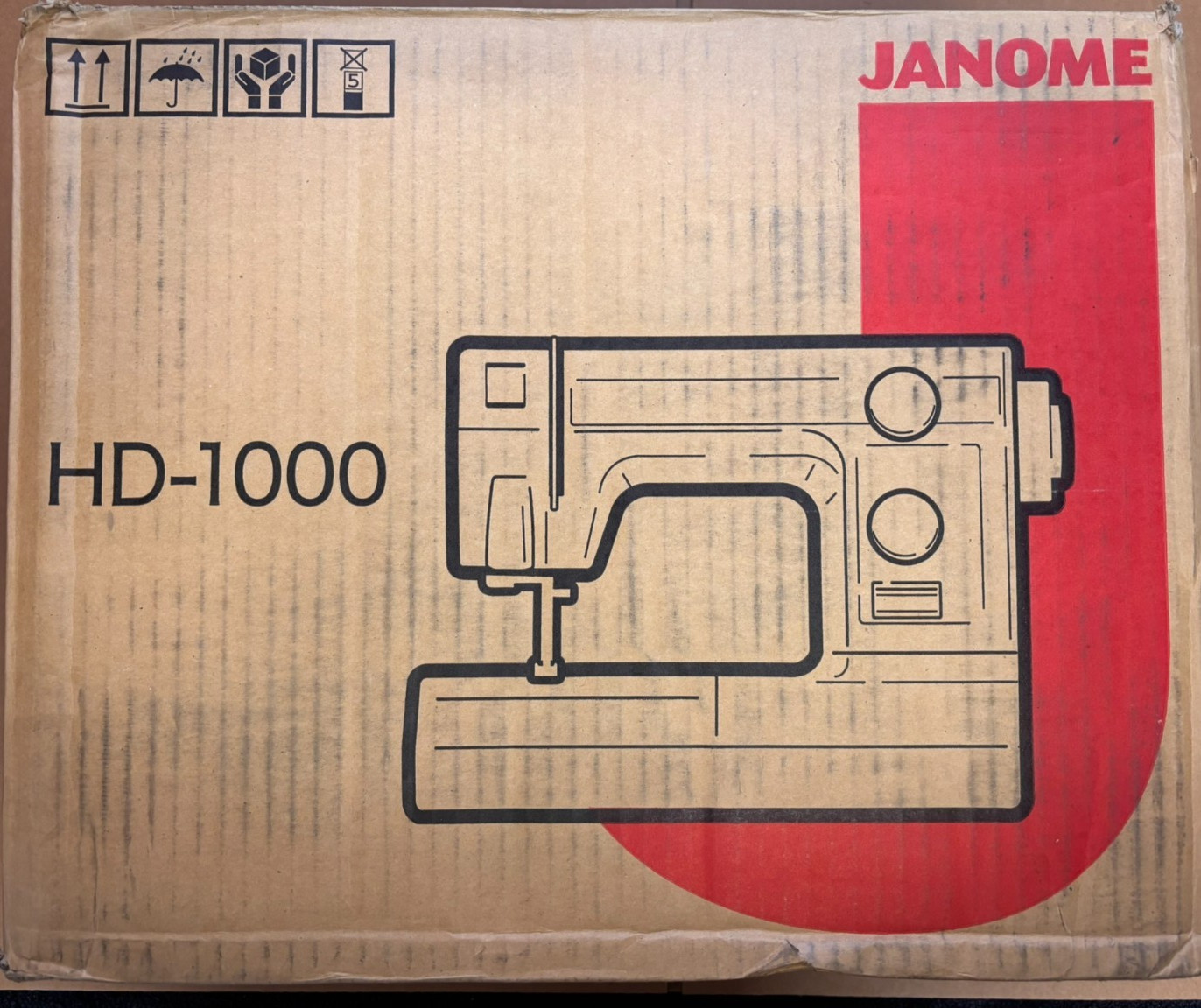 Janome HD1000 Heavy Duty Mechanical Sewing Machine with Warranty plus Bonus