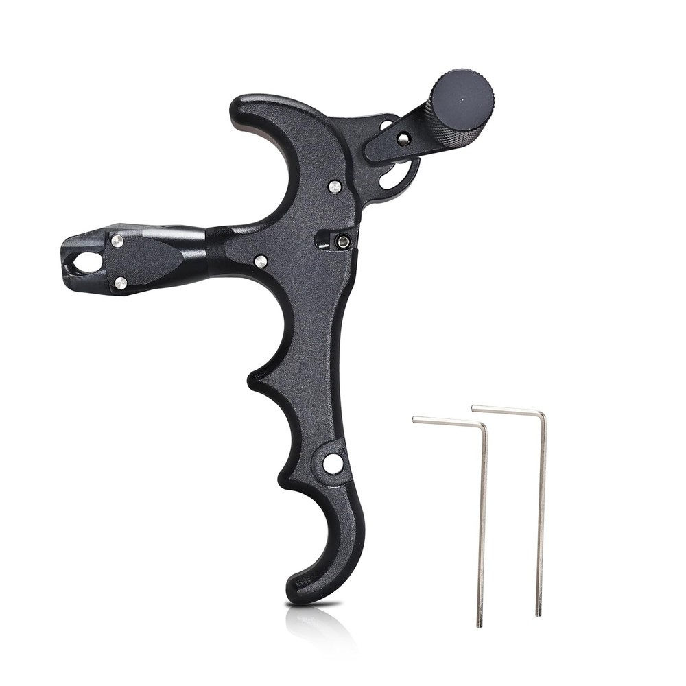 AREYCVK Archery Release Aid with Adjustable Trigger, 360°Rotatable Angle Adju...
