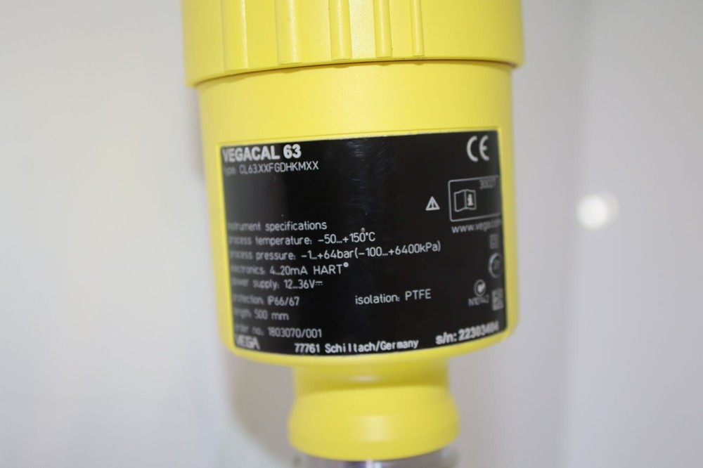 VEGACAL 63 Capacitive rod probe for continuous level Radar sensor Germany