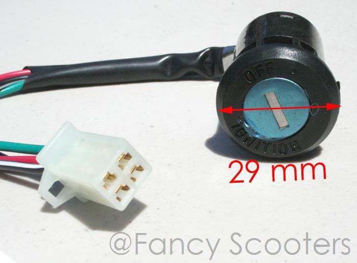 Apollo Blazer 9 & 9DX 125cc, ATV Key Ignition Switch