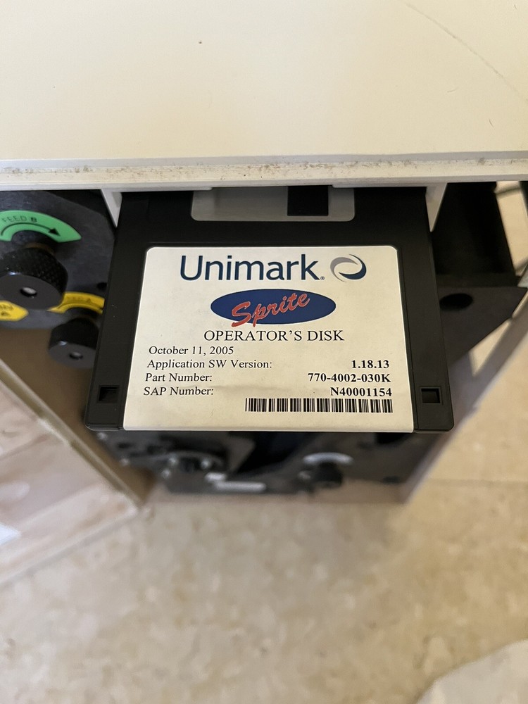 Unimark Sprite Ticket/Boarding Pass Printer w/Software/cable.