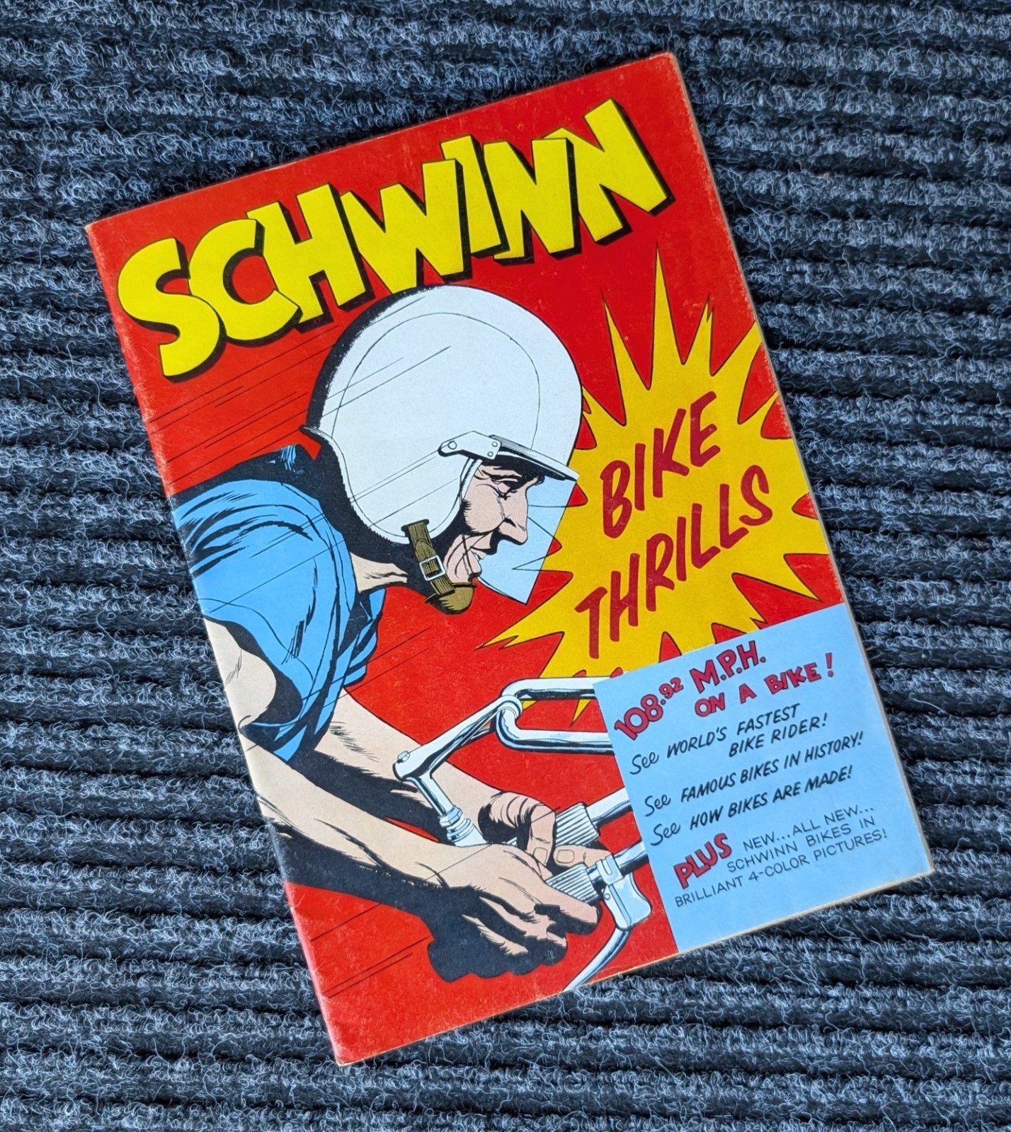 SCHWINN 1959 Bicycle Dealer Comic Book-Bike-original mint*Vintage Memorabilia
