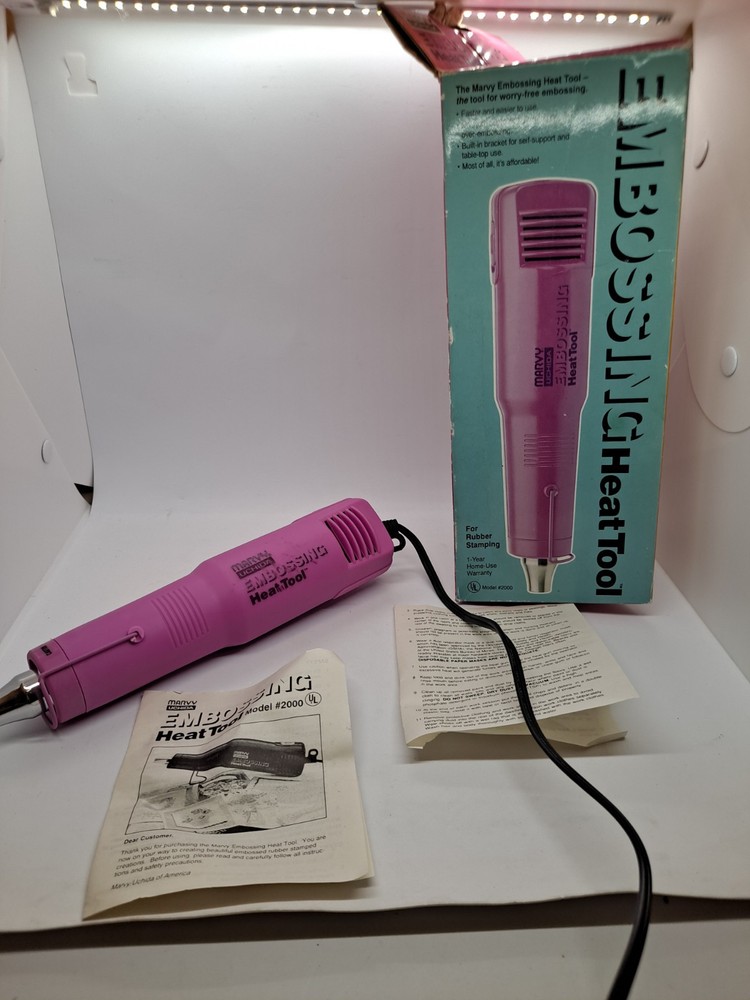 Marvy Uchida Embossing Heat Tool (Model 2000) Rubber Stamp Embossing