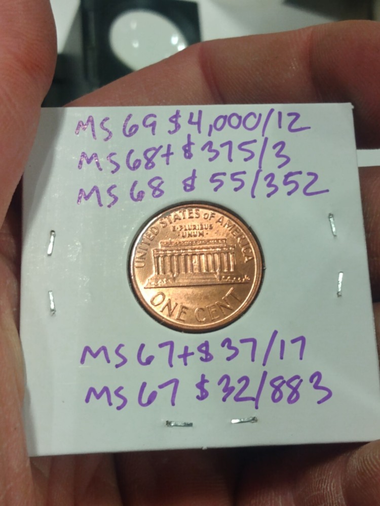 1992 D PENNY/Misaligned Die Reverse/VERY HIGH MS/FLAWLESS APPEARANCE