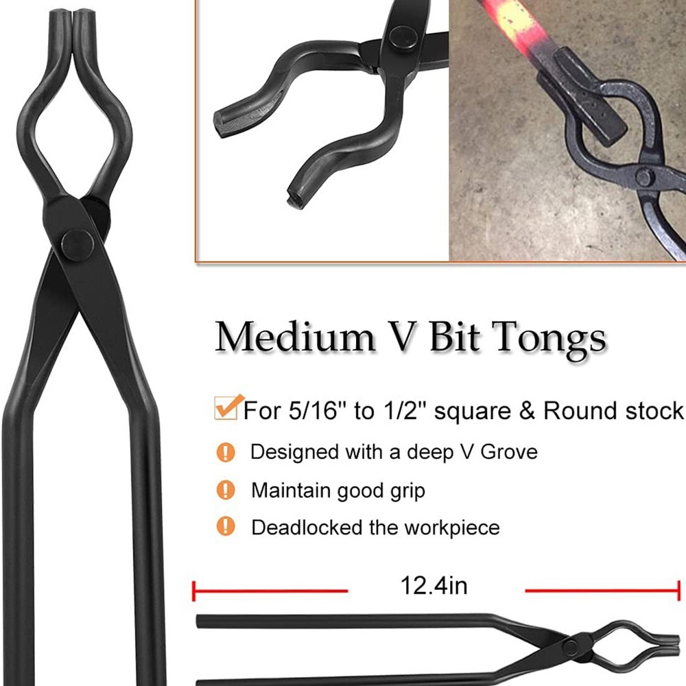 Blacksmith Tongs Expert Replacement Tongs Blacksmith Starter Tools Hook Jig Tool