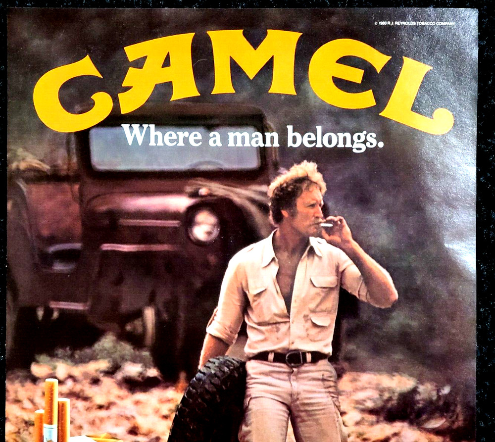 Camel Lights Cigarettes Original 1981 Print Ad