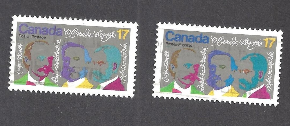 Canada # 858 VF USED 2 DIFFERENT SHADES BS30886