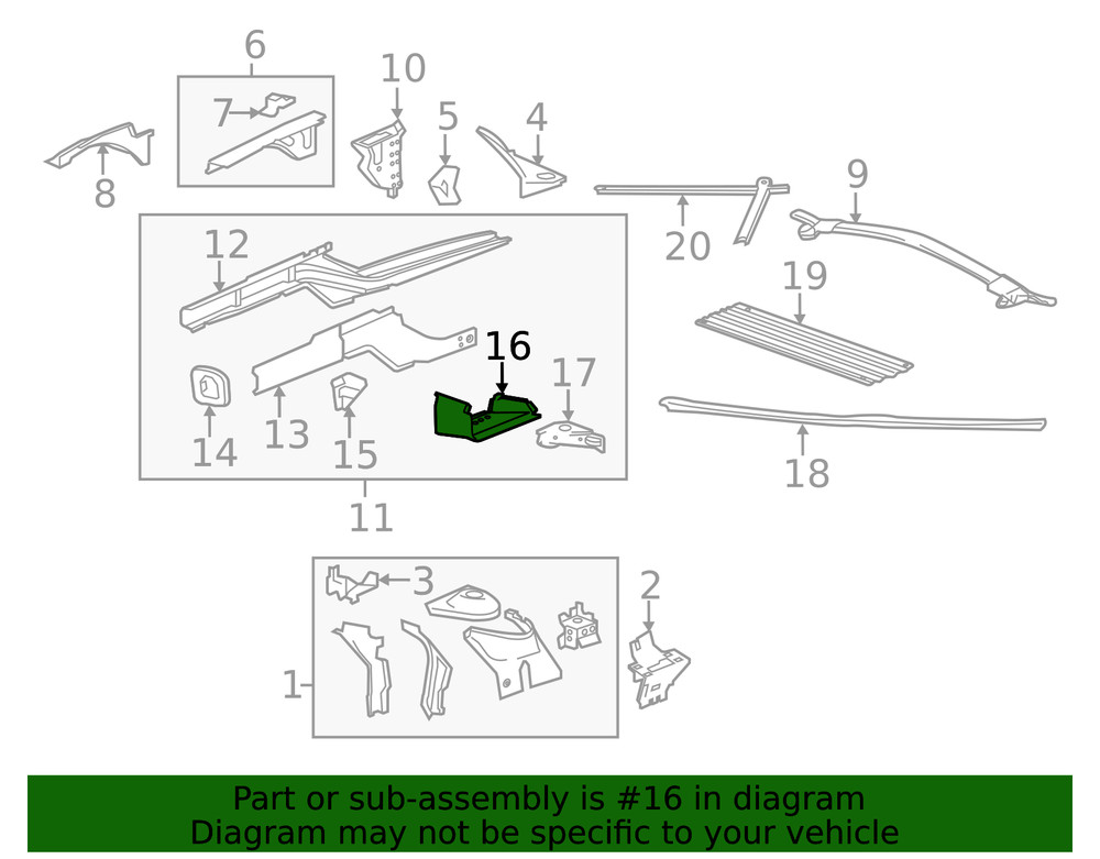 Genuine GM Outrigger 92234900