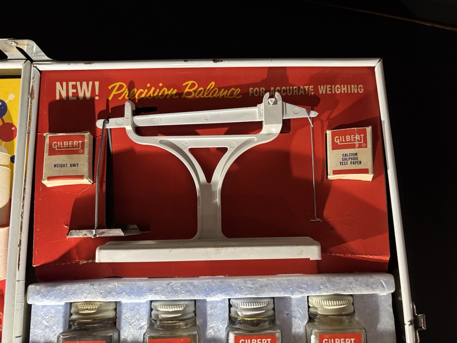 Vintage 1963 Gilbert Chemistry Lab Complete W/ Chemicals 100% Intact