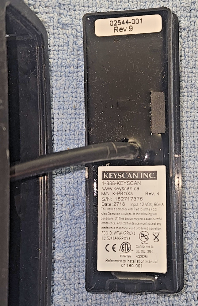 Keyscan - K-PROX3 - 125 kHz - Proximity Reader - Used