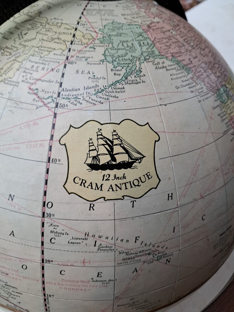 Crams 12" Globe With Butler Stan