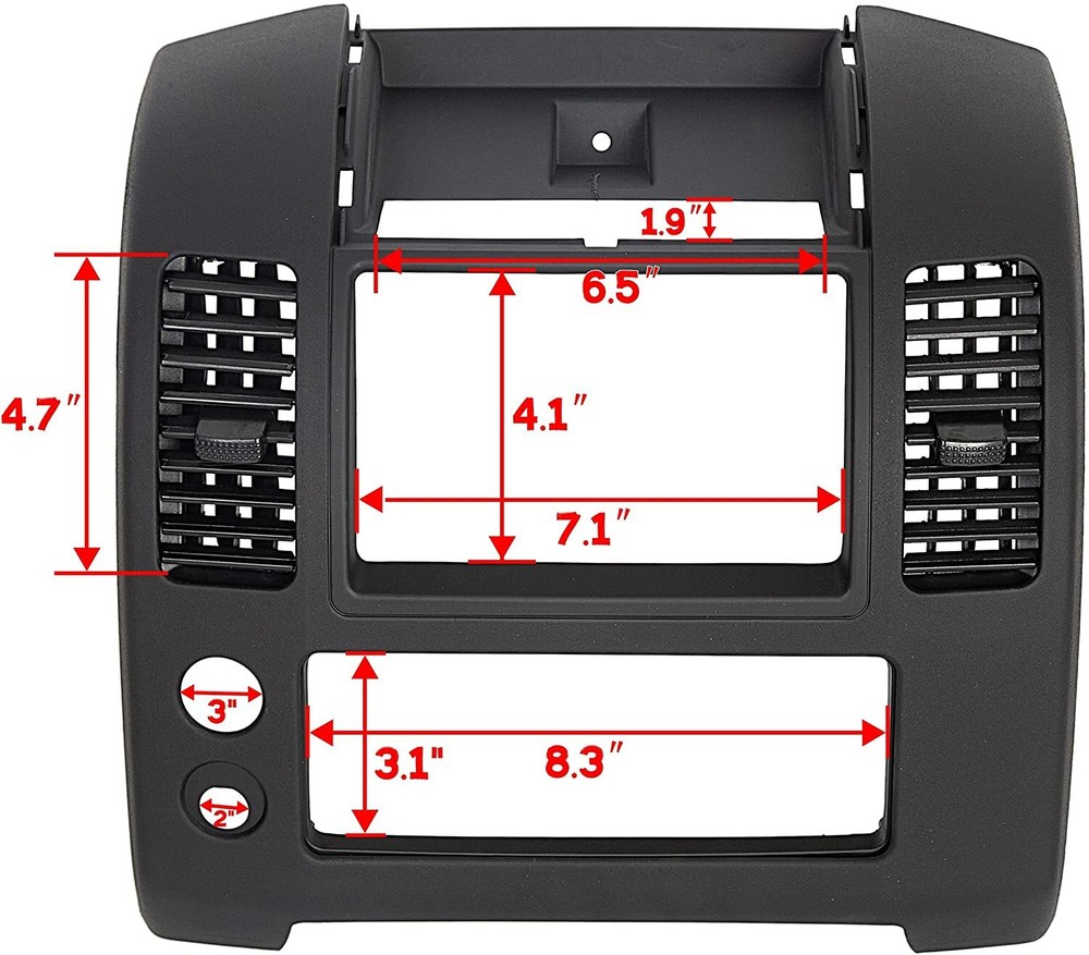 For Nissan Frontier 05-20 Center Dash Console Instrument Panel Cluster Lid Bezel