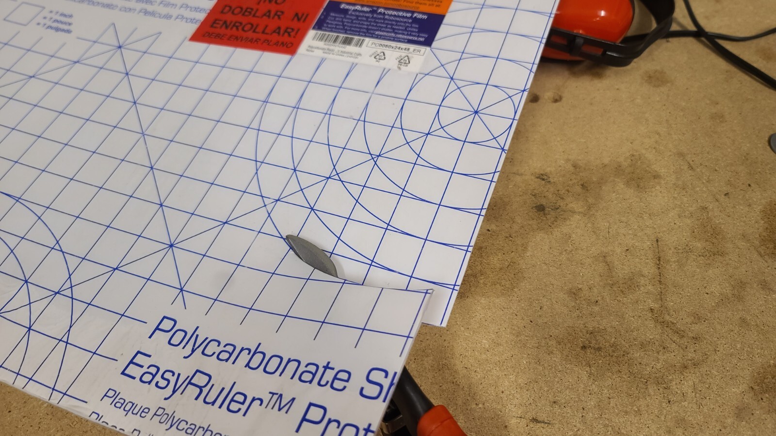 Polycarbonate Clear Plastic Sheet, 1/32" - Choose Size or Free Custom Cut