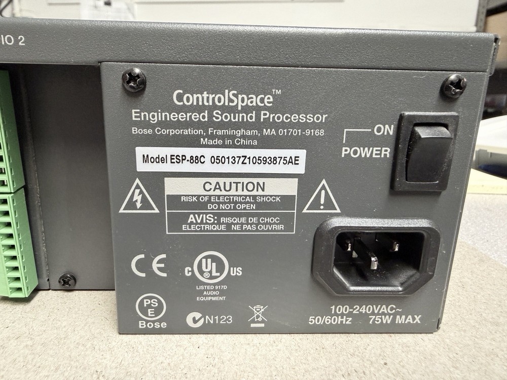 Bose ESP-88C Engineered Sound Processor DSP with CC-64 Control center