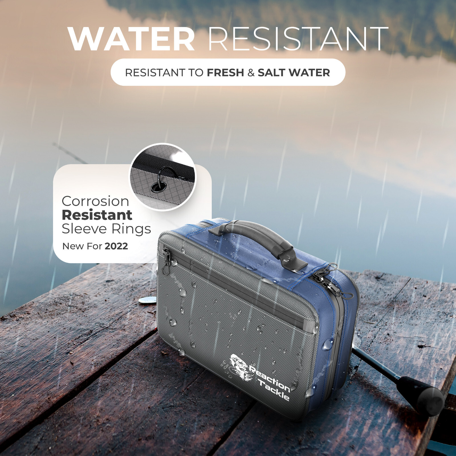 Reaction Tackle Deluxe Tackle Binder - Lots of Storage - Heavy Duty- Fishing Bag