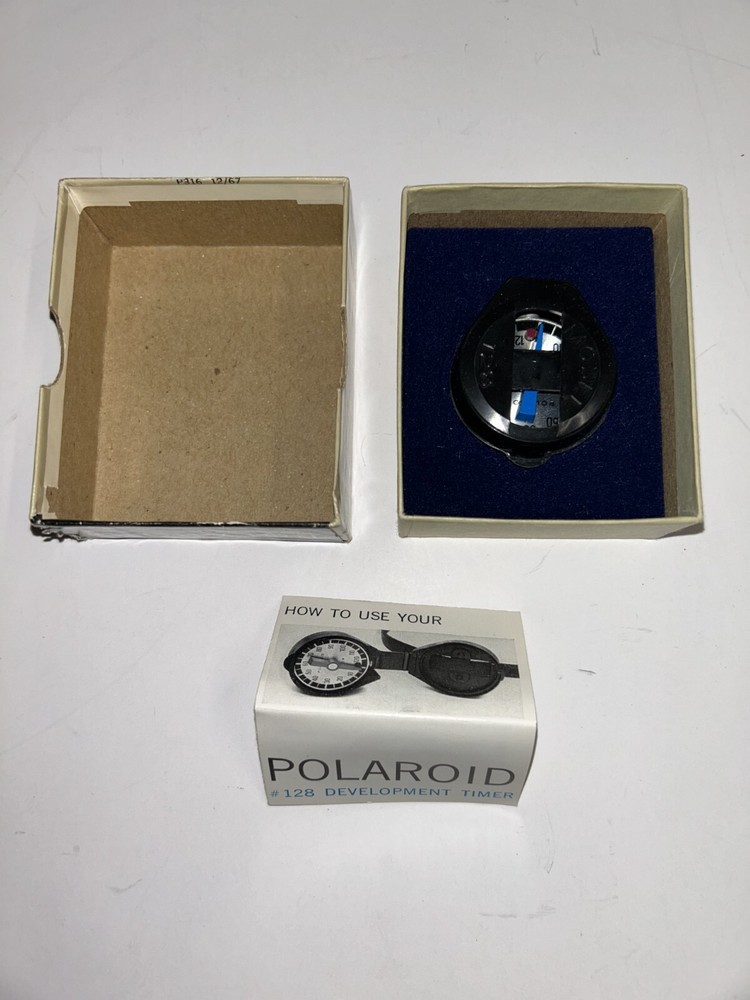Vintage Polaroid Development timer #128 Original Packaging