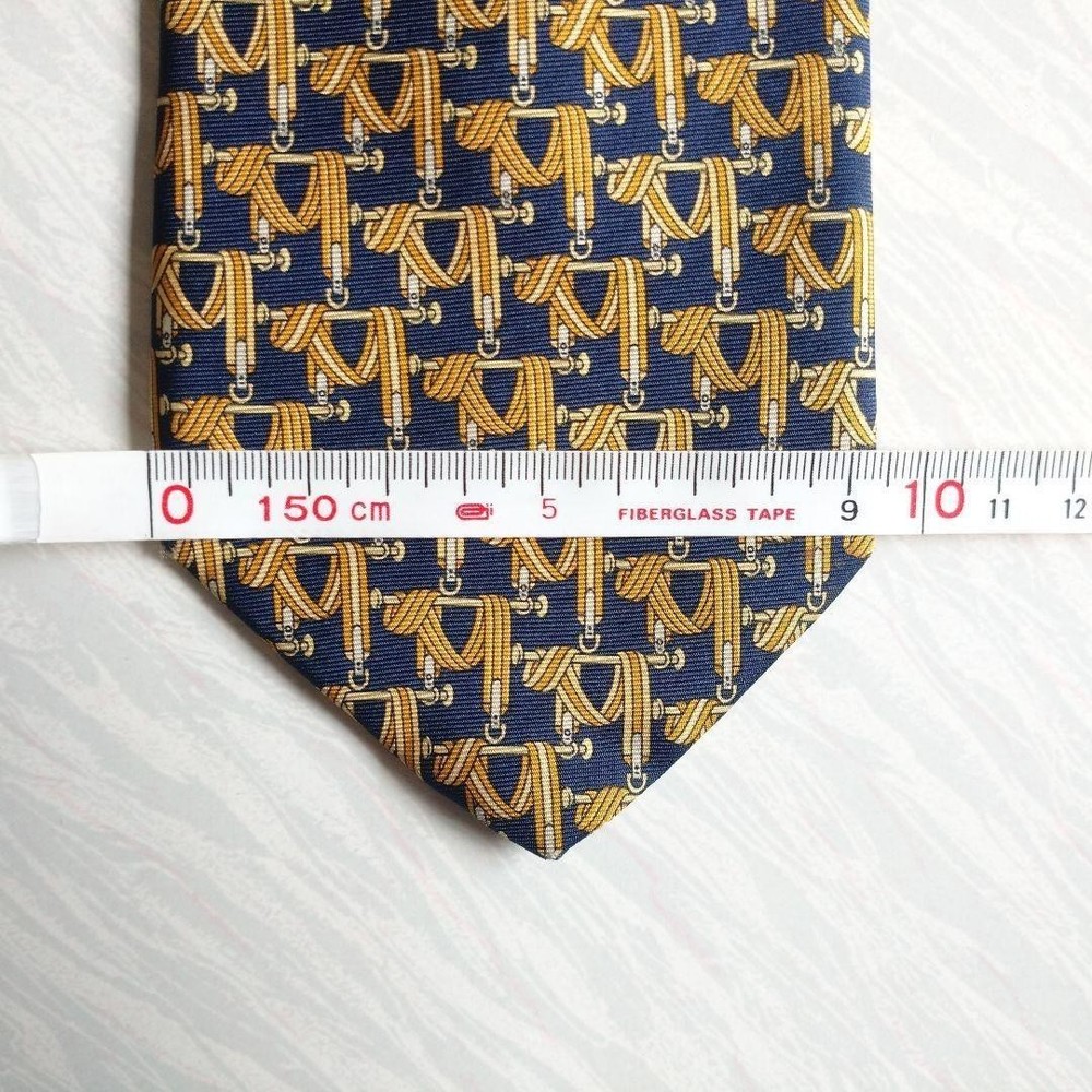 Longchamp Silk Tie Made in Italy Pattern