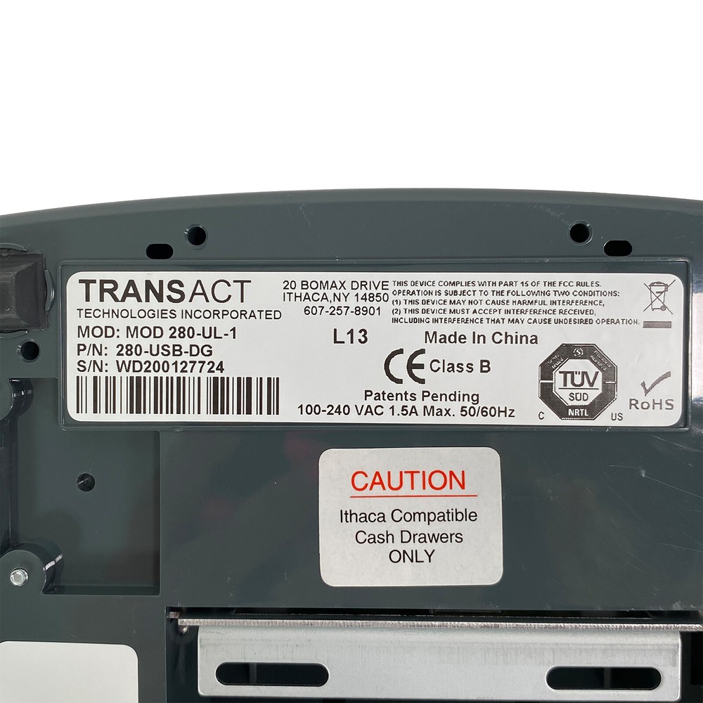 Compact High Speed Thermal Receipt Printer for work with POS System USB Cutter