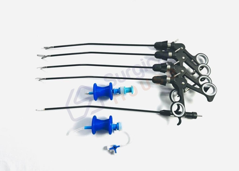 SILS Single Laparoscopic Incision Port Grasper Forceps Instruments Set 6Pc 5MM