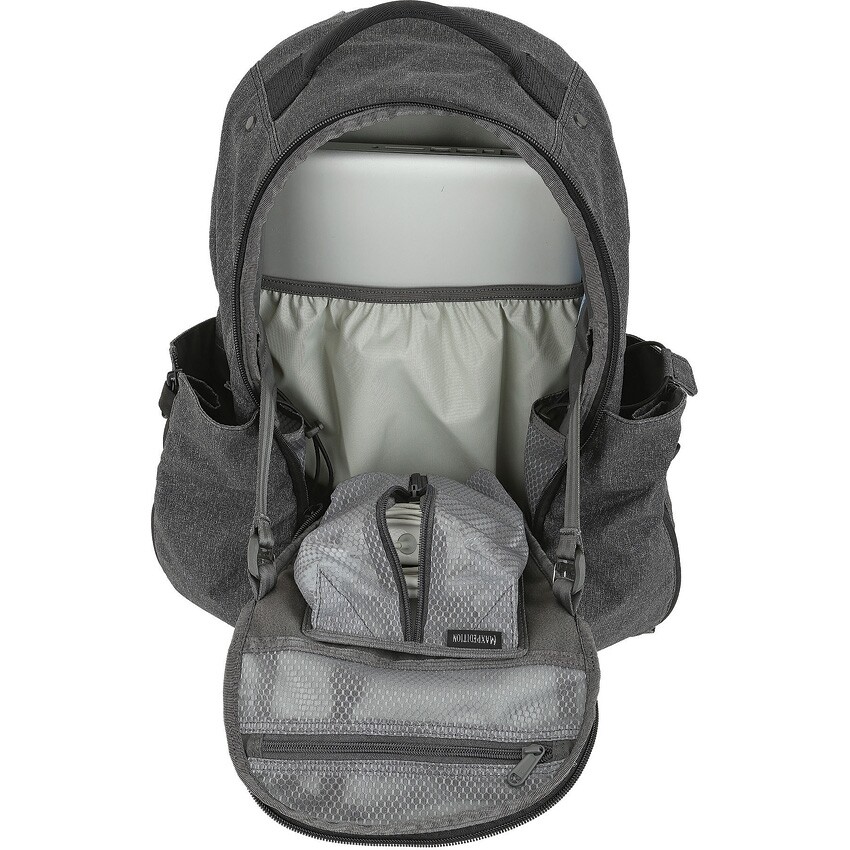 Maxpedition Gray Hook & Loop Mesh Storage Panel For Entity Backpacks 420D Nylon