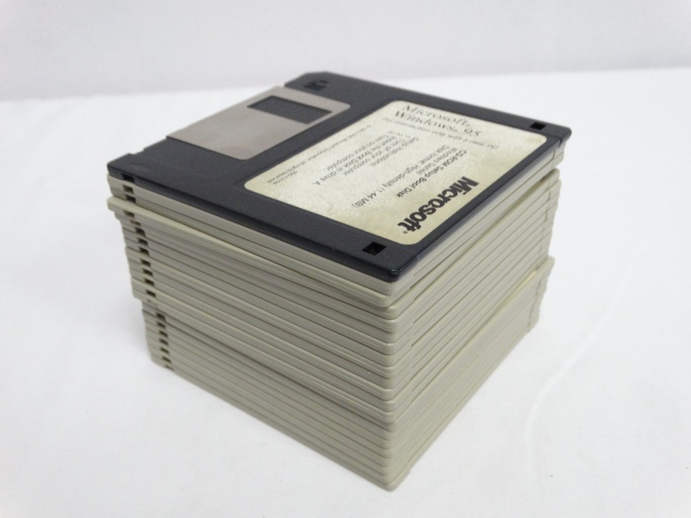 Microsoft Windows 95 & Plus! Floppy Disks Set Up Boot Disk Disks 1-13 Untested