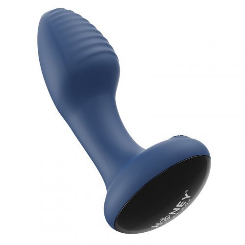 Frenzy Pressure Sensing App Compatible Rotating Butt Plug - Blue