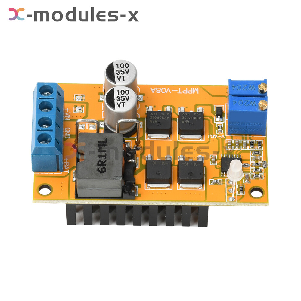 5A 100W MPPT Solar Panel Regulator Controller Battery Charging DC 8-28V Switch