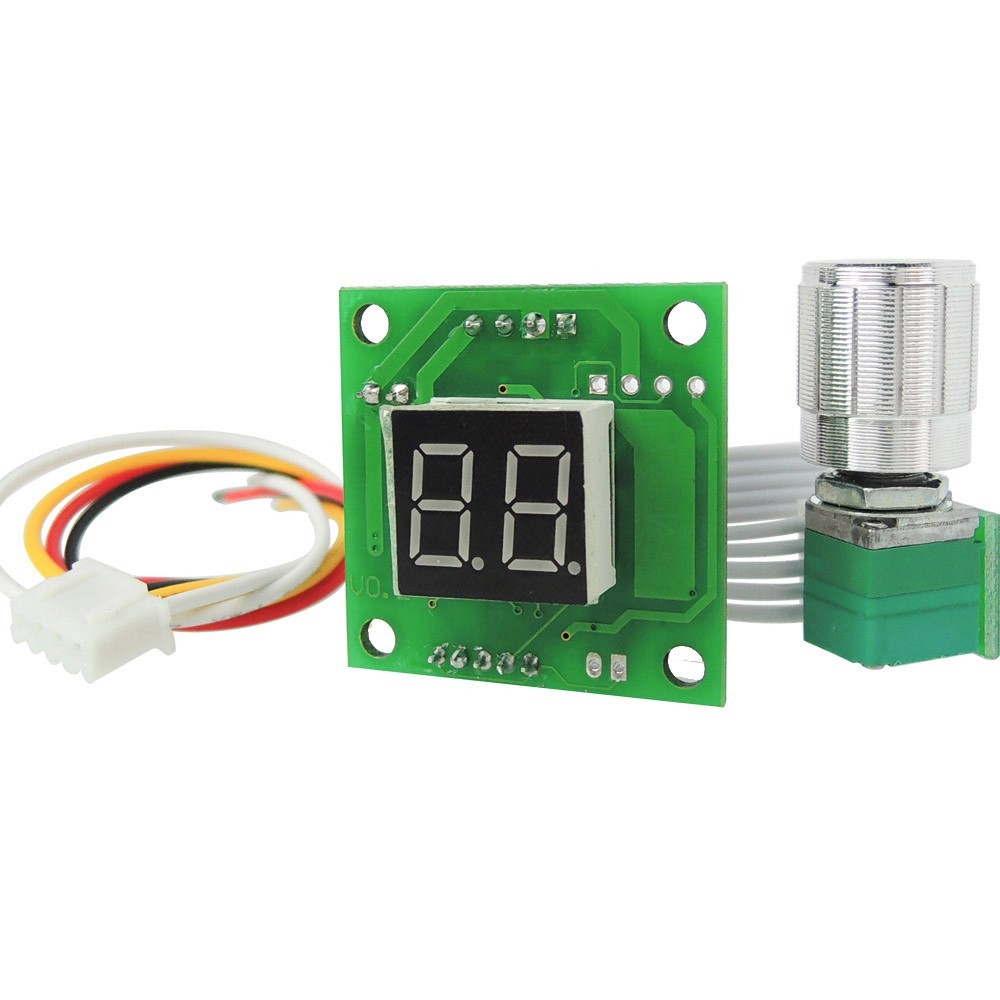 6V-28V 10A Motor Electronic Pump Fan Speed Control Module with Digital Display
