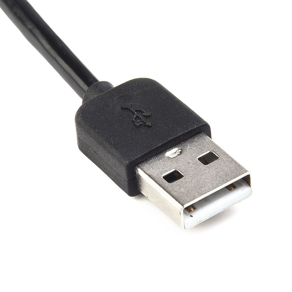 USB Extension Cable 25cm Adapter Black Car Center Console Flush Mount Part