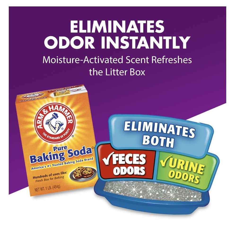 (2 pack) Arm & Hammer Cat Litter Deodorizer Double Duty 33oz. Eliminates Odor
