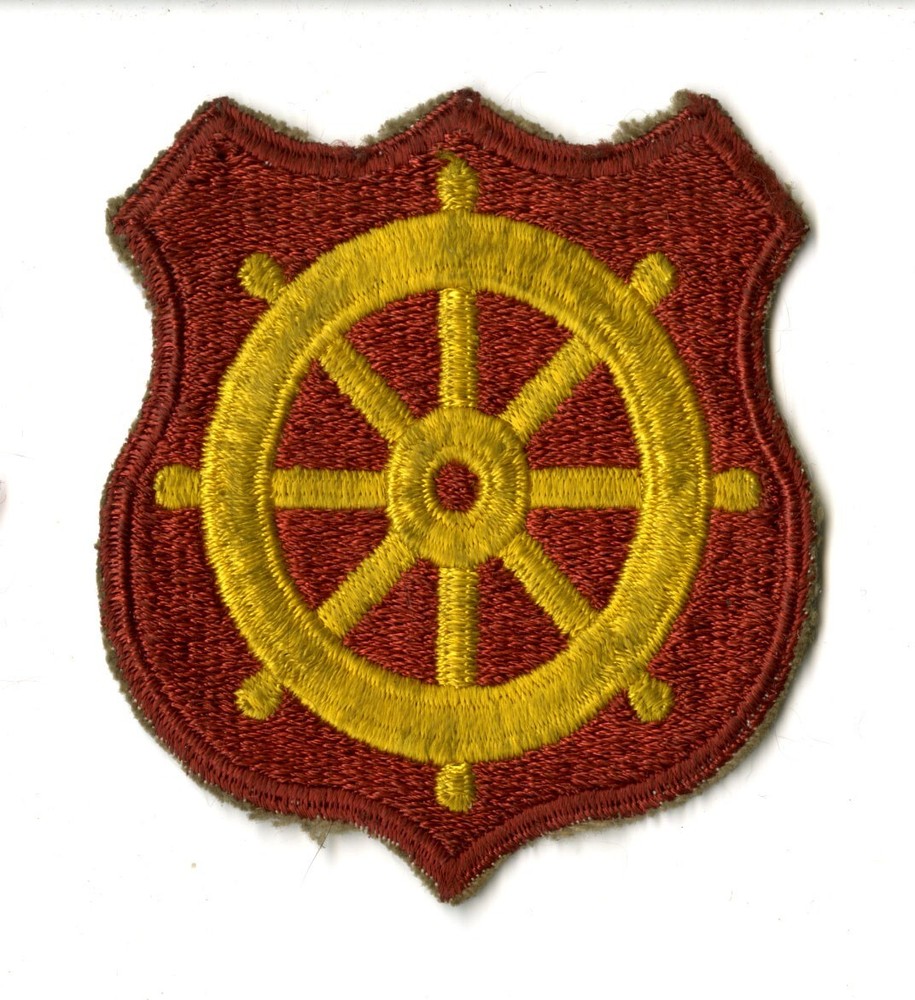 Ports of Embarkation White Back Patch Transportation