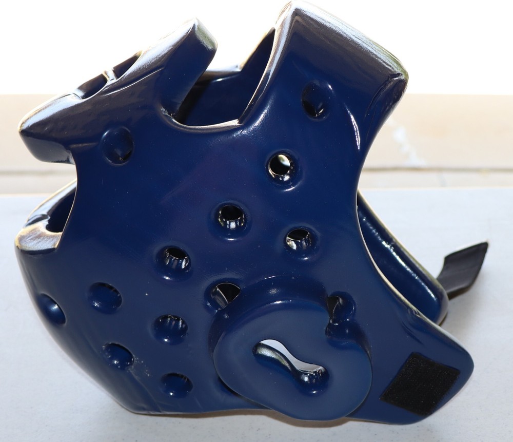 Head Guard WTF Foam Sparing Martial Arts Blue Medium