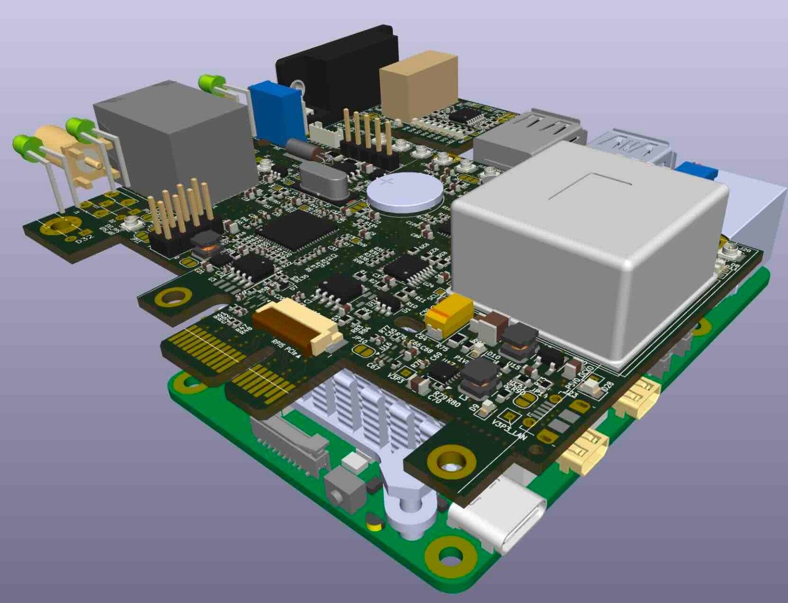 NTP/PTP pcie timing card with GPSDO for Raspberry Pi 5 and PC