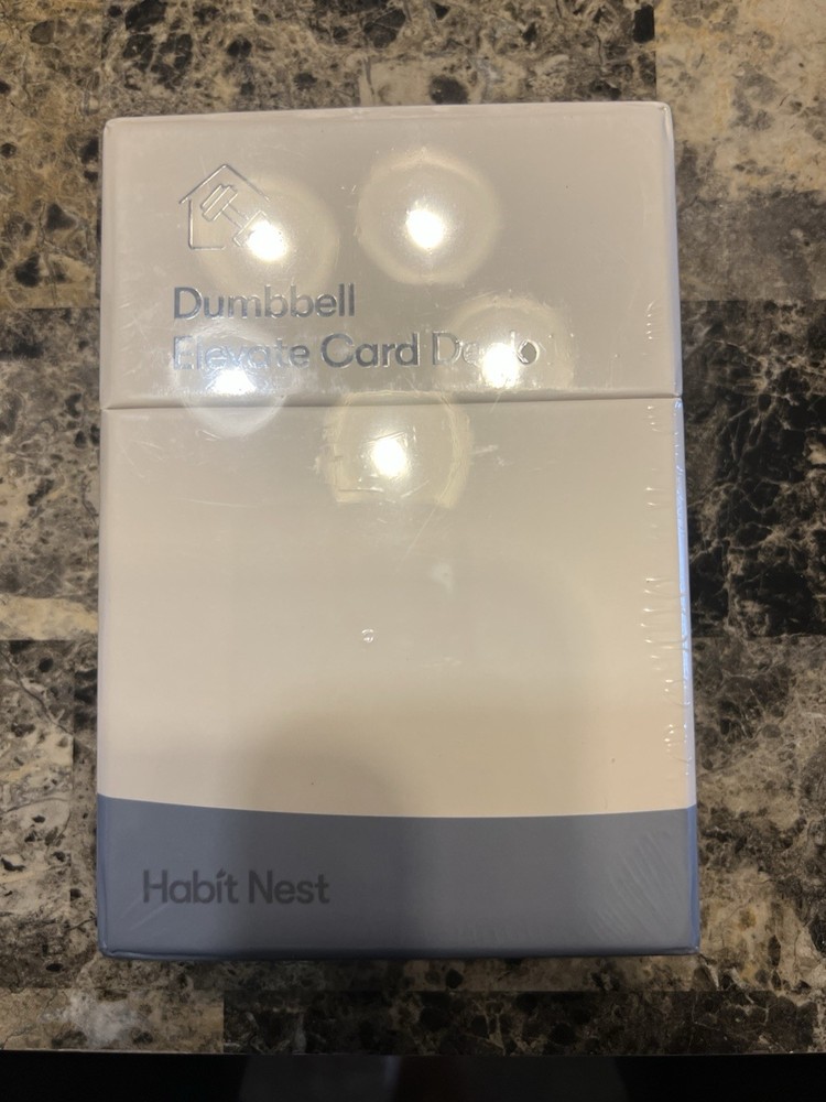 Habit Nest Dumbbell ElevateCard Deck