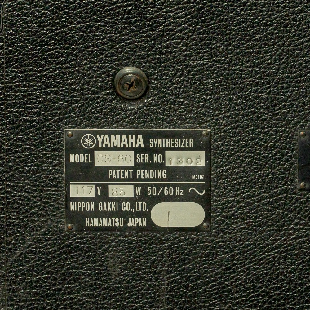 Yamaha CS-60 — 61-Key Polyphonic Synth with Aftertouch & Ribbon Controller