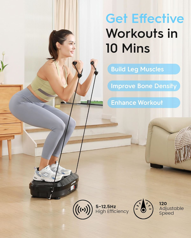 FLYBIRD Vibration Plate- 4D & Oscillation Two Types Vibration Platform, Whole &