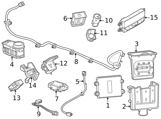 Genuine GM Auxiliary Jack Bracket 85589689