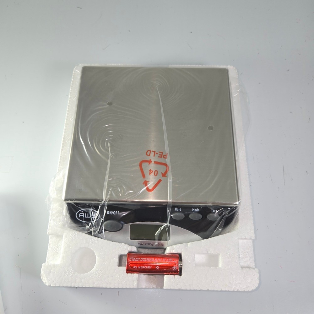 AWS AMW-2000 Precision Bench Scale 2000g Max Capacity 0.1g Graduation LCD