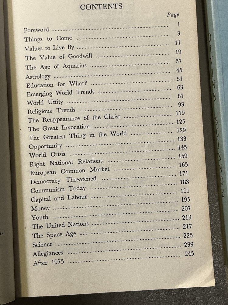 Things To Come Devine Science It’s Principal And Practice