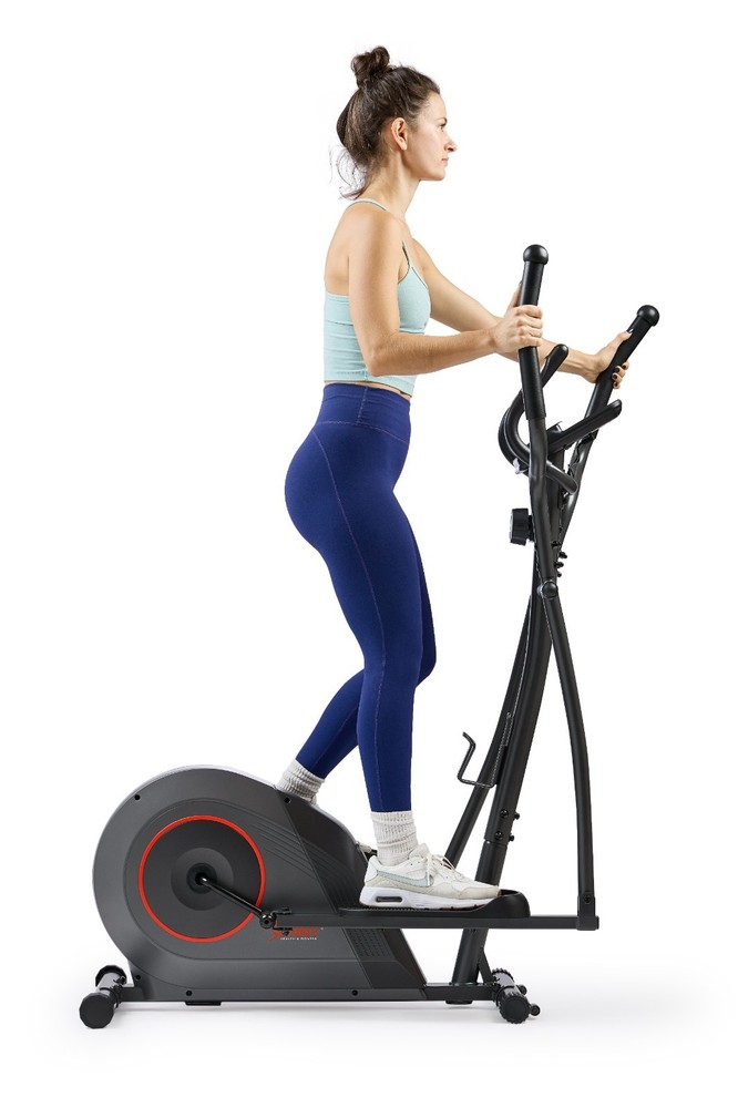 Smart Compact Elliptical Exercise Machine Bluetooth 16-Level Magnetic Resistance