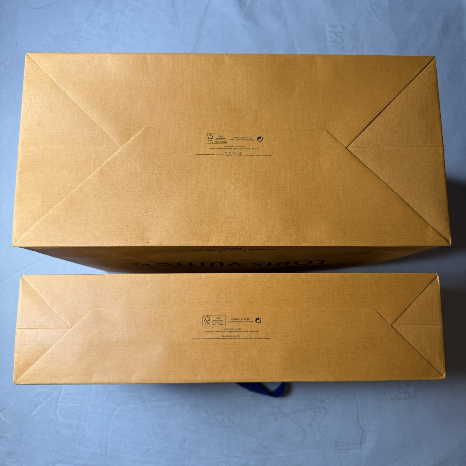 Authentic Louis Vuitton Empty Boxes 18.5”x14”x3 Gift Box & Shoe Box With Bags