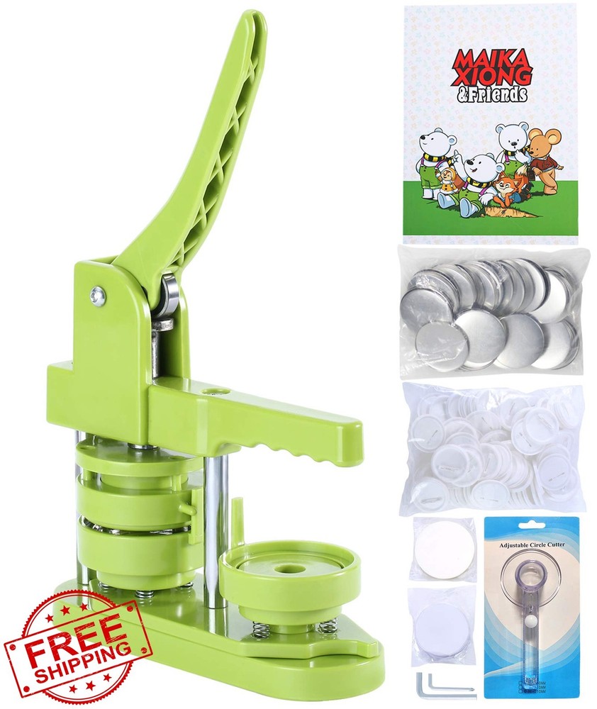 58mm Button Maker Machine Badge Punch Press Kit