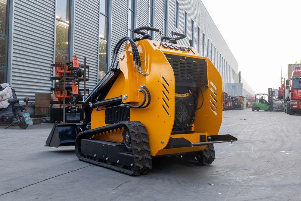 23Hp Mini Skid Steer Loader with EPA Petrol Engine Three valve Three Pump
