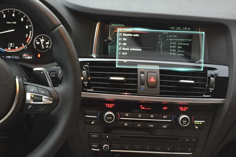 Crystal Clear Screen Protector for 2017 BMW X4 Vehicle Navigation