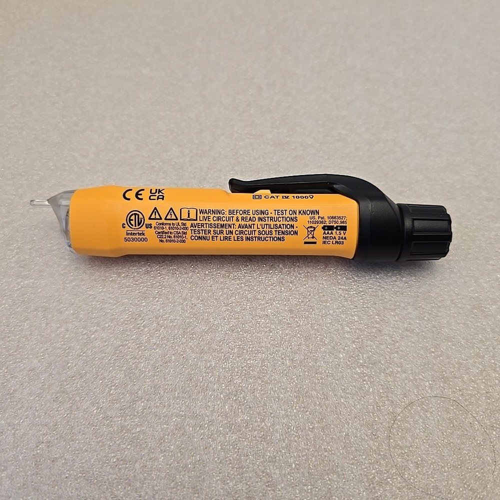 Klein Tools NCVT3P Dual Range Voltage Tester With Flashlight.