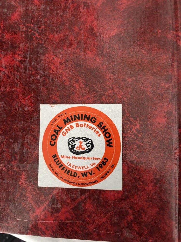 Coal Mining Stickers. Nice Vendor