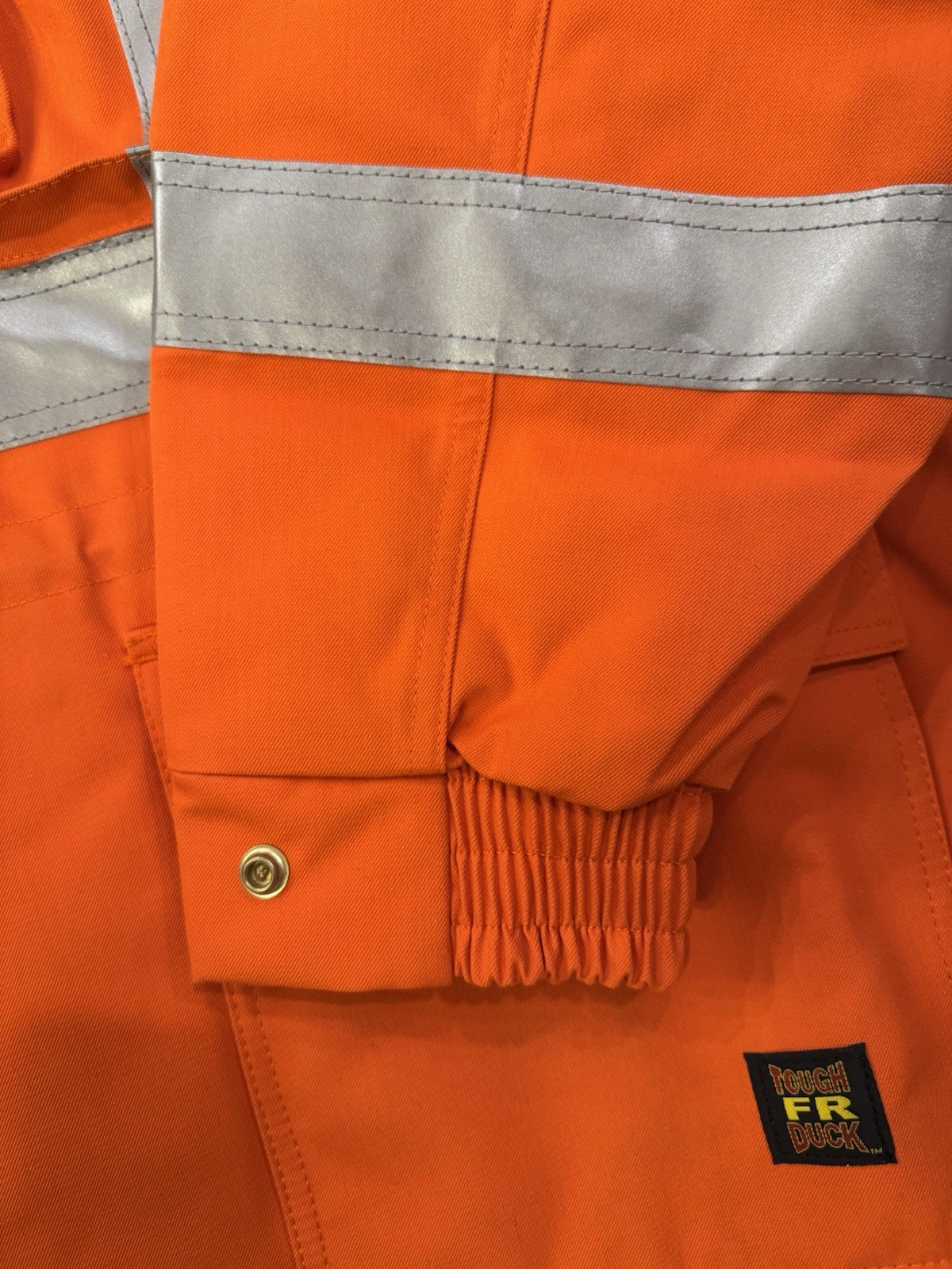 Tough Duck FJBL013 Men's Hi-Vis Hrc2 NFPA Glen Guard Safety Jacket Size 5X NWT