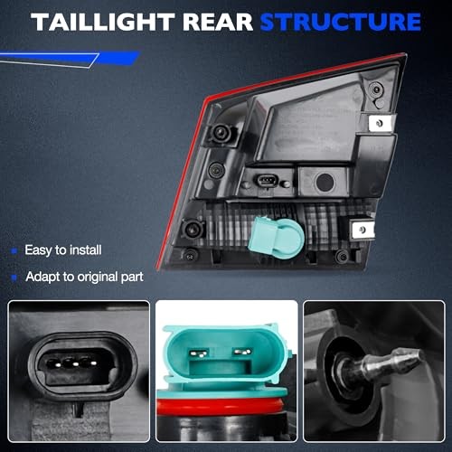 Brake Tail Light Compatible with Dodge Inner Taillight - Driver Left Side LH