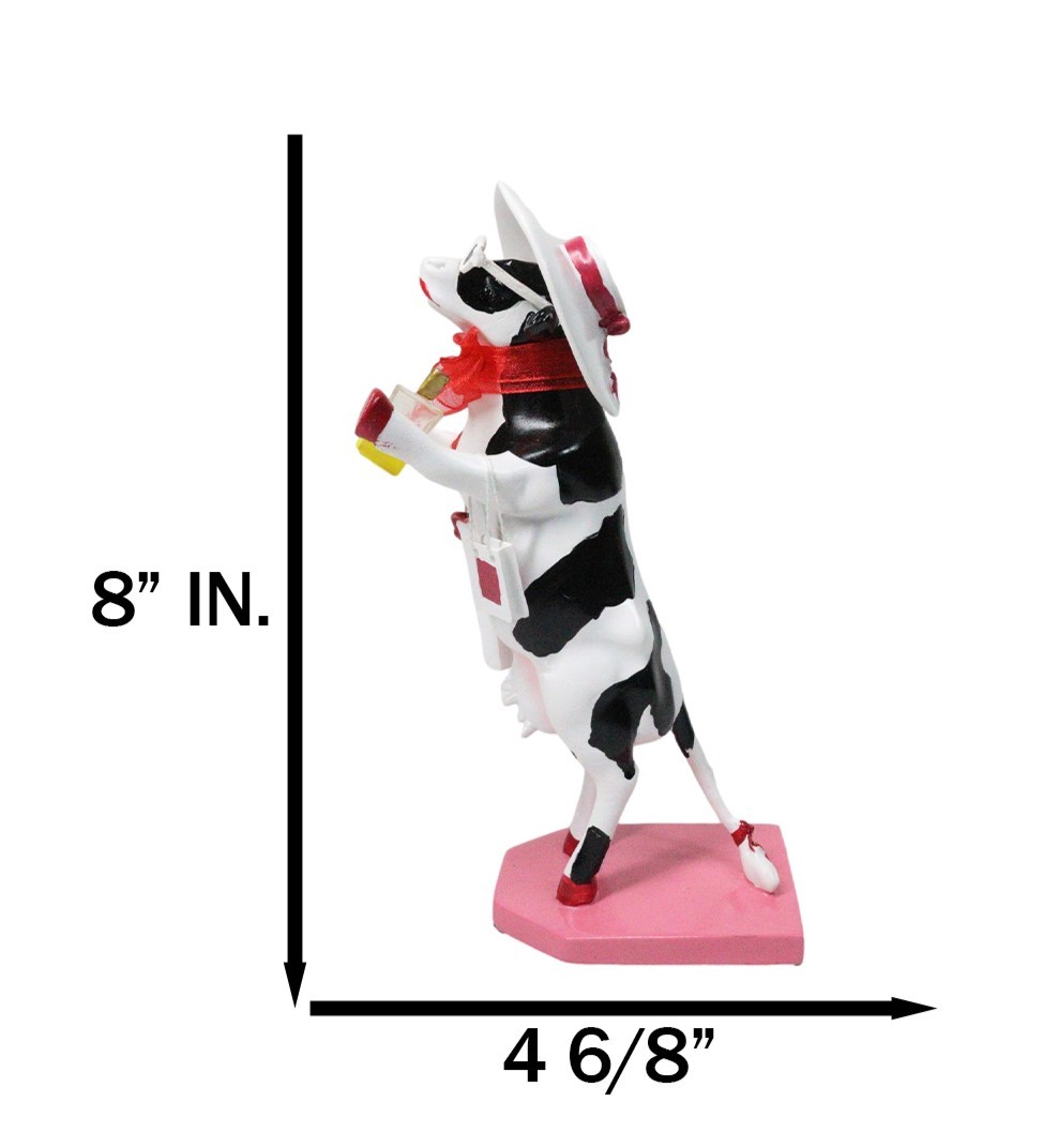 Cow Parade Alphadite Goddess of Shopping Shopaholic Cow Collector's Figurine