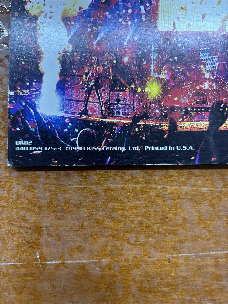 Kiss The Second Coming 1998 Catalog Tour Book Vintage Brochure Book